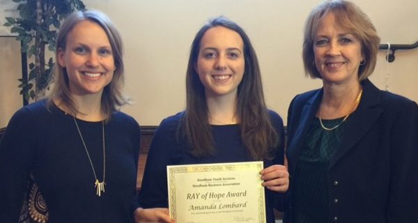 Needham High senior is March RAY of Hope