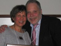 Babs and Bob Moss receive Needham Exchange Club award