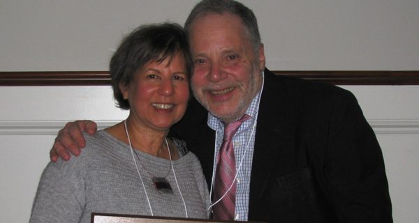 Babs and Bob Moss receive Needham Exchange Club award