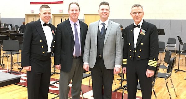 U.S. Navy Band Performs at Wellesley High
