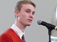 Needham High student takes third at Poetry Out Loud