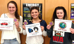 Medfield students join in No Idling campaign