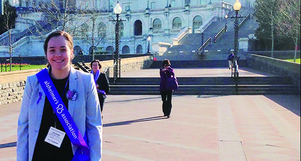 Needham resident lobbys for Alzheimer’s research