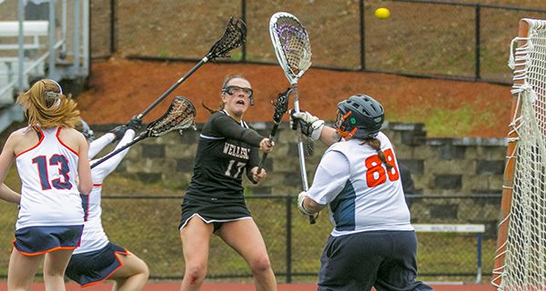 Girls lacrosse falls to Walpole