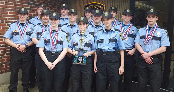 Westwood Police Explorers finish third in competition