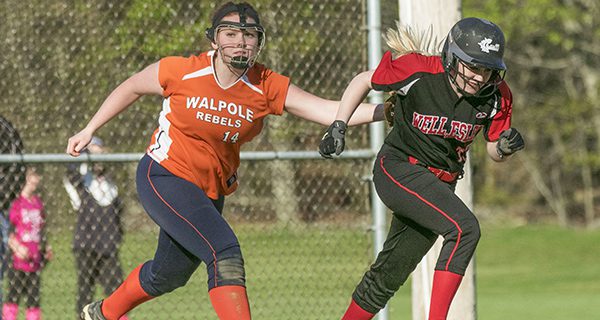 Walpole softball faces off against Wellesley