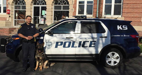 Westwood police K9 to receive new vest