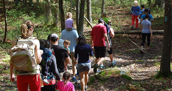 Westwood Land Trust hosts hike and scavenger hunt