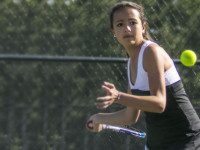 Wellesley girls tennis
remains undefeated