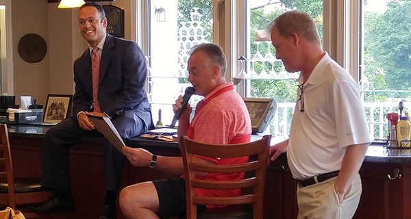Westwood Gridiron Club hosts Nine and Dine fundraiser