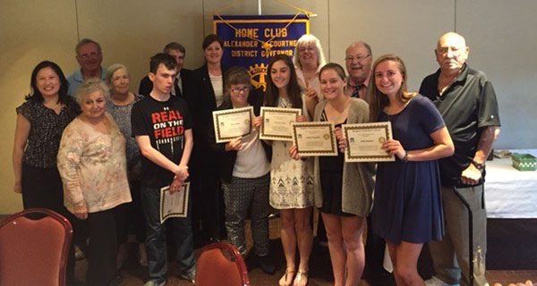 Westwood Rotary Club names R.A.Y. award recipients