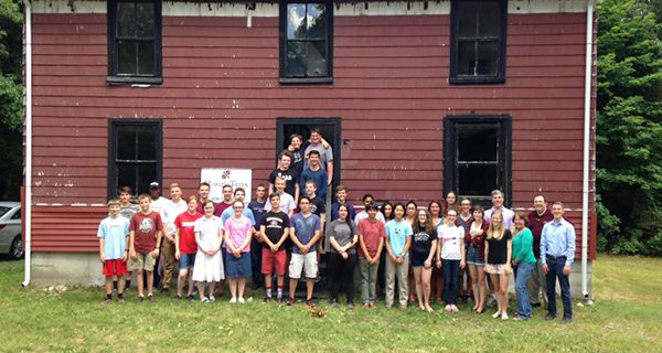 Lowell Mason Band visits house