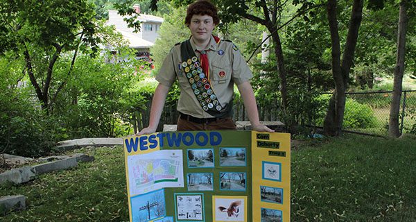 Westwood Boy Scout hosting car wash for project