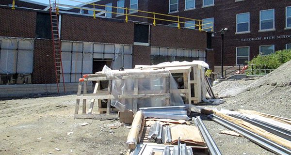 Expansion construction underway at High School