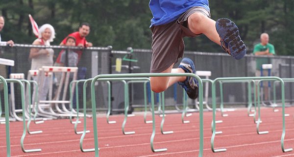 Youth track stars at Needham Classic