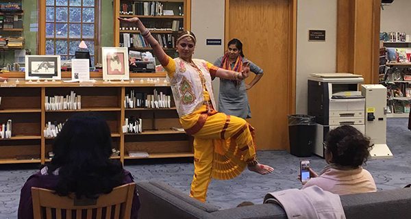Classical Indian dancers celebrate Dover Diwali