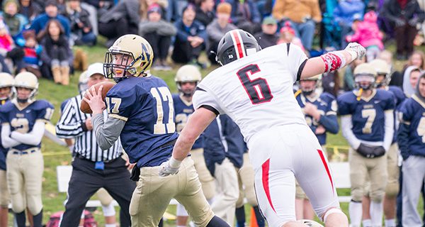 Wellesley’s Chryssicas leads football to Thanksgiving victory