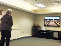 Wellesley seniors love Wii Bowling