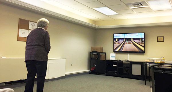 Wellesley seniors love Wii Bowling