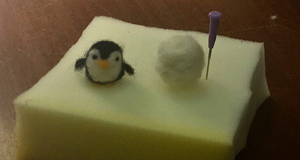 Needle felting brings holiday cheer