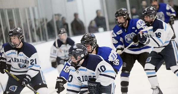Raider hockey battles in grudge match