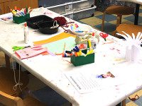 Medfield Library brightens holidays with crafts