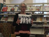 Poet Lynne Viti reads in Westwood