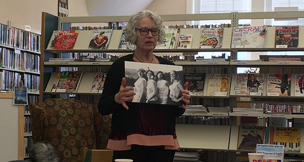 Poet Lynne Viti reads in Westwood