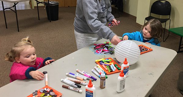 Dover Library makes Chinese paper lanterns