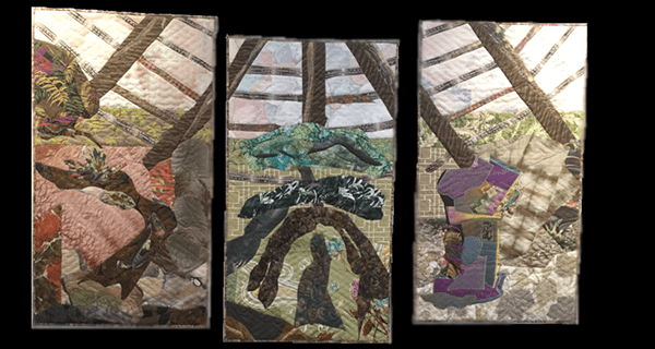 Needhamite Goody exhibits quilts at Arboretum