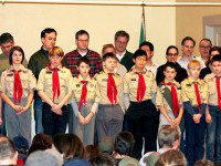 Troop 185 holds Winter Court of Honor