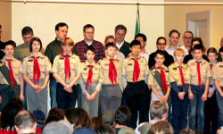 Troop 185 holds Winter Court of Honor