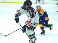 Rebel hockey dominant on  senior night