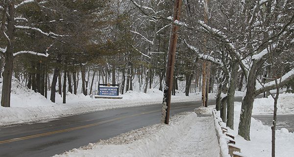 February snow blankets Needham