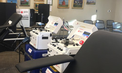 Walpole Library hosts blood drive