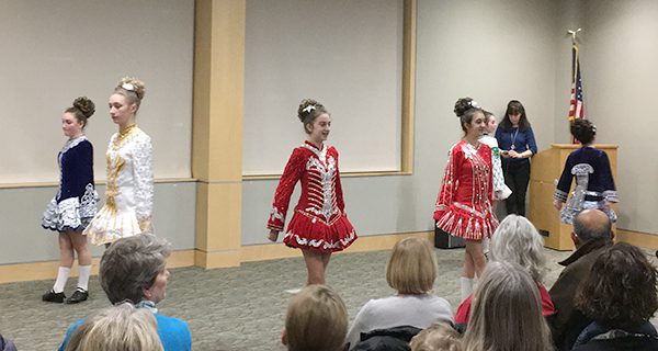 Westwood hosts Irish stepdancing