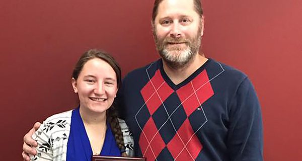 Hootstein is Outstanding Student of the Year