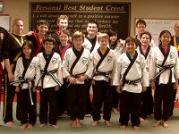 Local kids take black belts