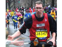 Schwartz runs Marathon for Special Olympics