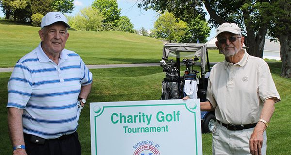 Playing for charities for thirty years