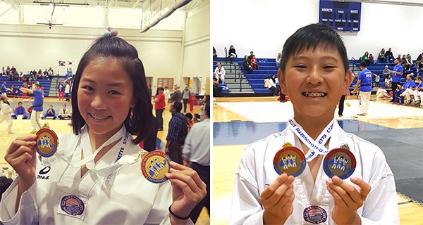 Ng siblings shine in taekwondo championships