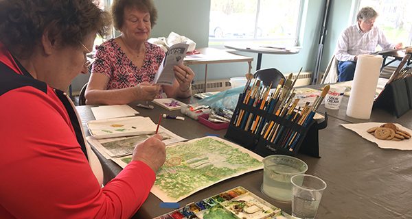 Westwood Seniors produce amazing watercolors