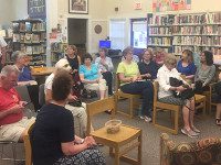 Cronin presents to book club