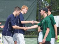 Janfaza leads Wolverine tennis to Senior Day win