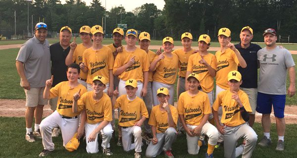 Westwood ballplayers win division