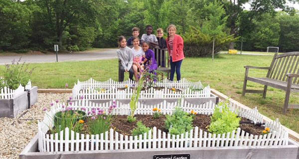 Powisset Garden Club visit 3rd graders