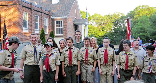 Troop 185 holds Court of Honor