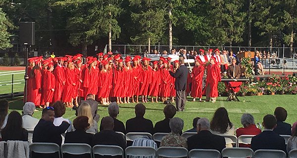 Wellesley High School class of 2017 graduates