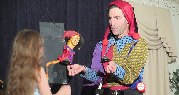 Alex the Jester in Sherborn