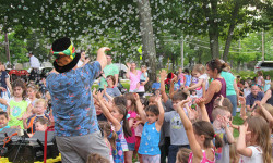 Bubble Man brings Westwood community together